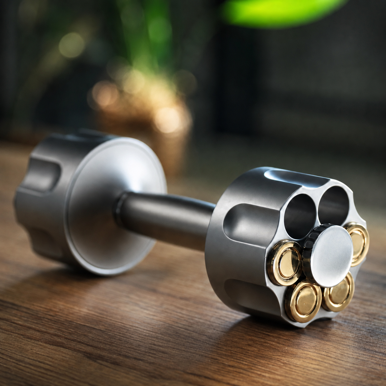 Revolver Adjustable Stainless Steel Dumbbell