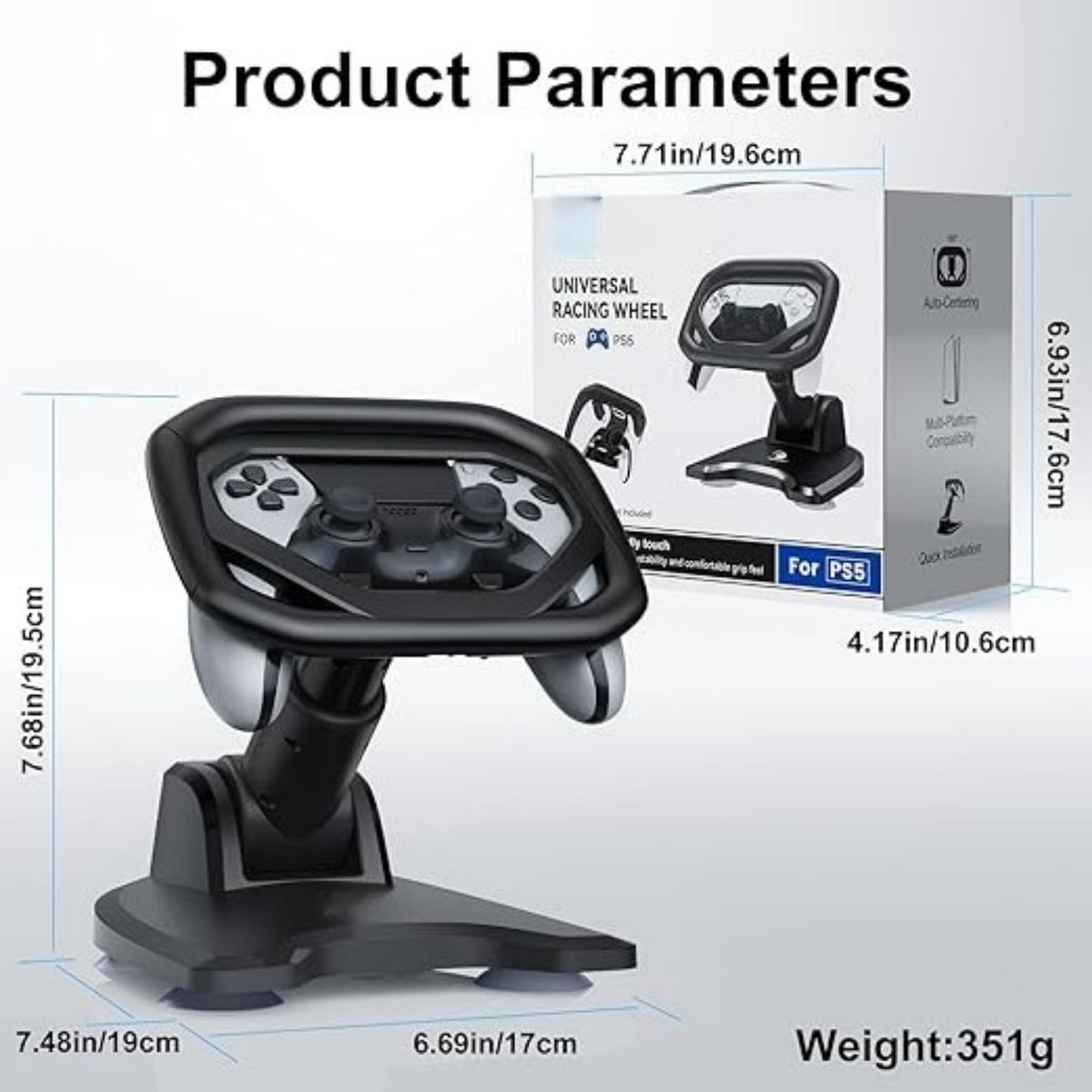 Feel Every Turn – PS5 Racing Wheel Attachment