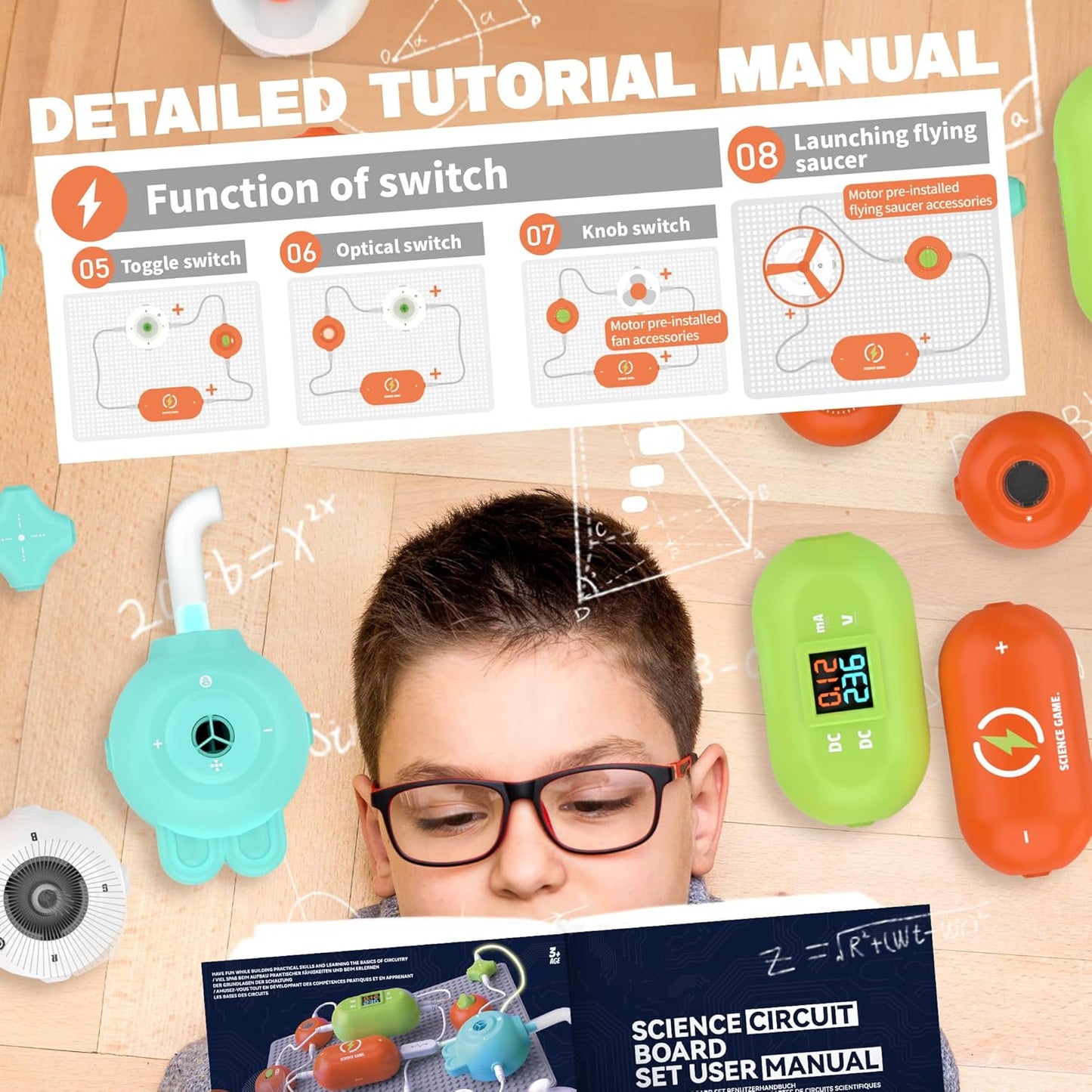 Kids Science Experiment Kit – Electronic Exploration Learning Set