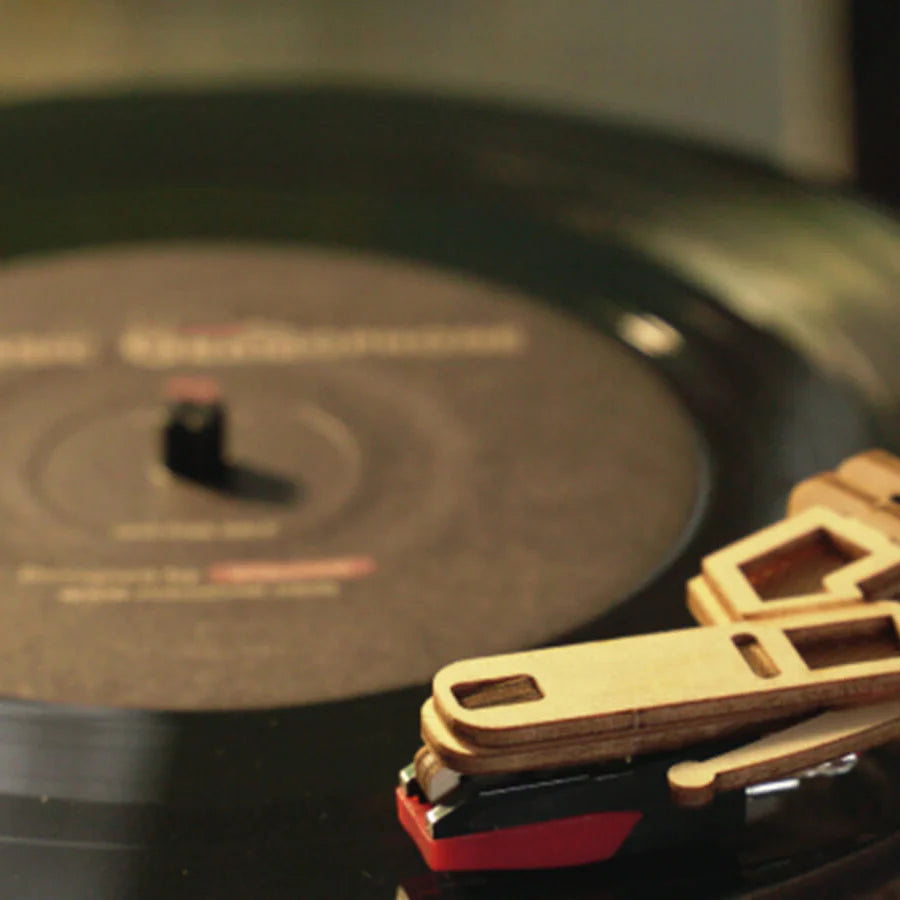 Hand-Crank Classic Phonograph – 3D Wooden Puzzle Record Player