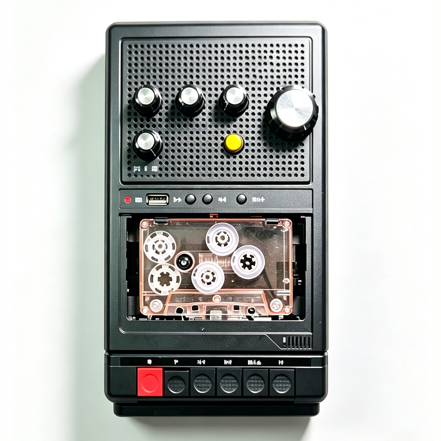 4-Button Variable Speed Cassette Player Instrument Converter