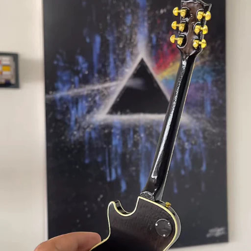 Mini Electric Guitar Body Model – Handmade Wooden Collectible Replica