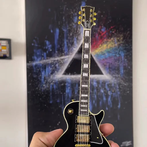 Mini Electric Guitar Body Model – Handmade Wooden Collectible Replica