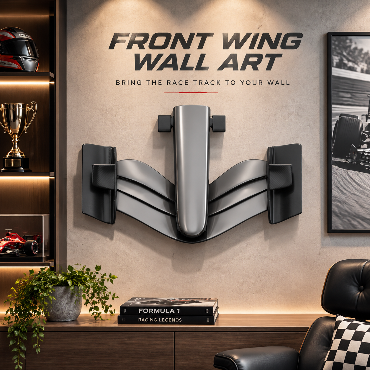 Racing Inspired Front Wing Wall Art Sculpture