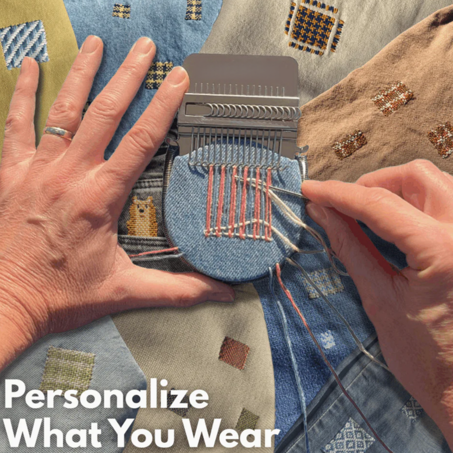Visible Mending Kit – Fix Holes in Jeans, Sweaters & Socks