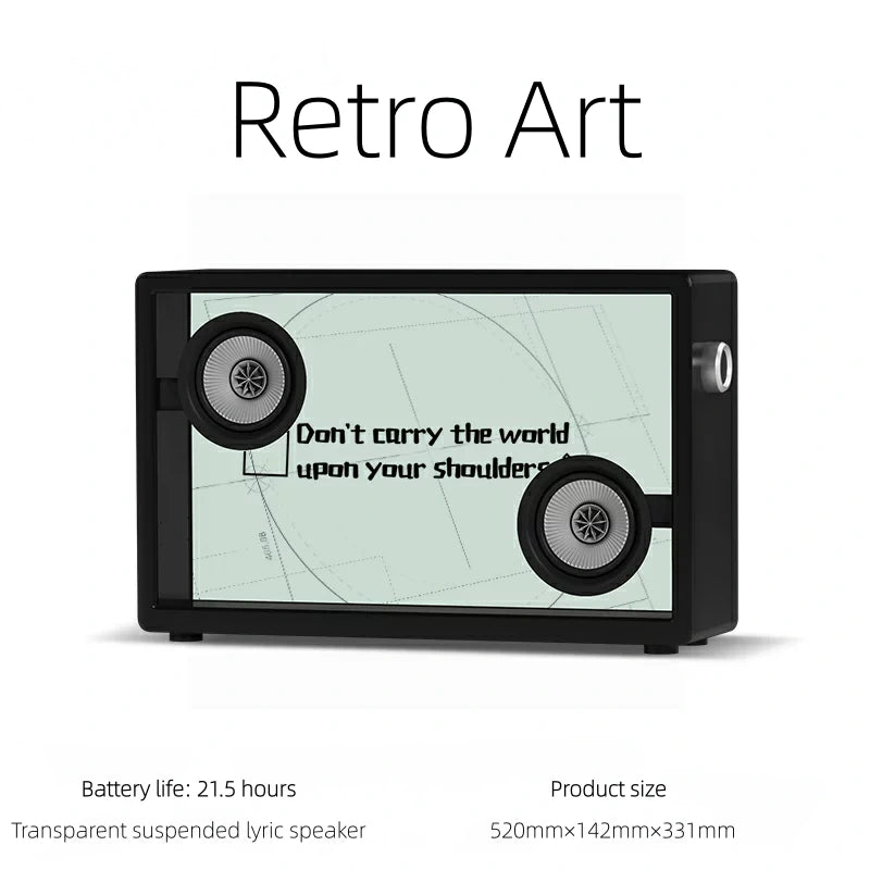 The Speaker That Makes Music Visible. A Tiny Concert Venue for Your Desk.