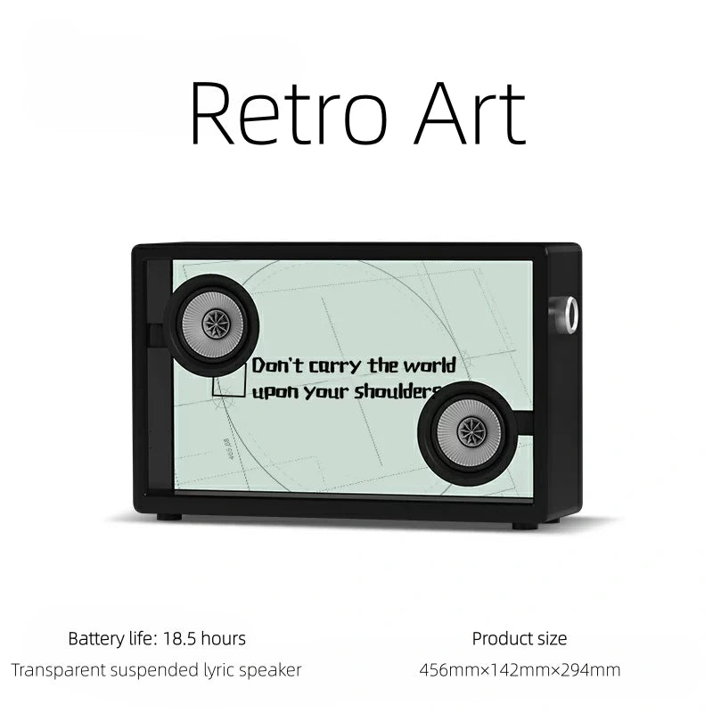 The Speaker That Makes Music Visible. A Tiny Concert Venue for Your Desk.