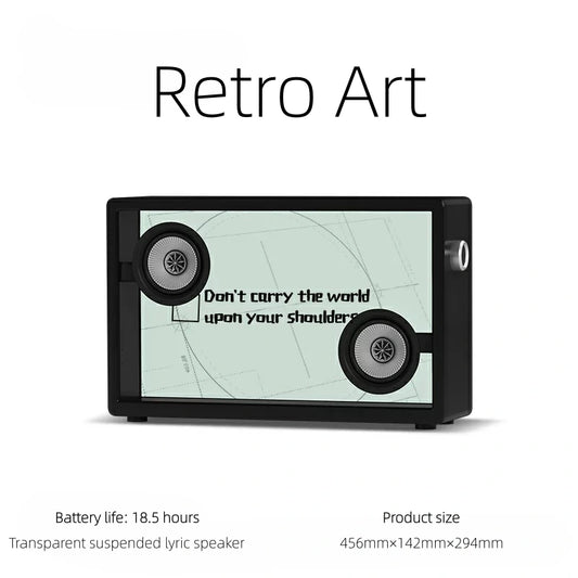 The Speaker That Makes Music Visible. A Tiny Concert Venue for Your Desk.