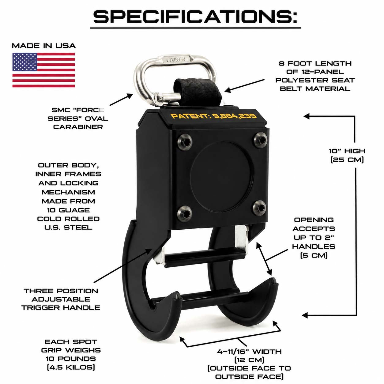 Adjustable Dumbbell Safety Support System