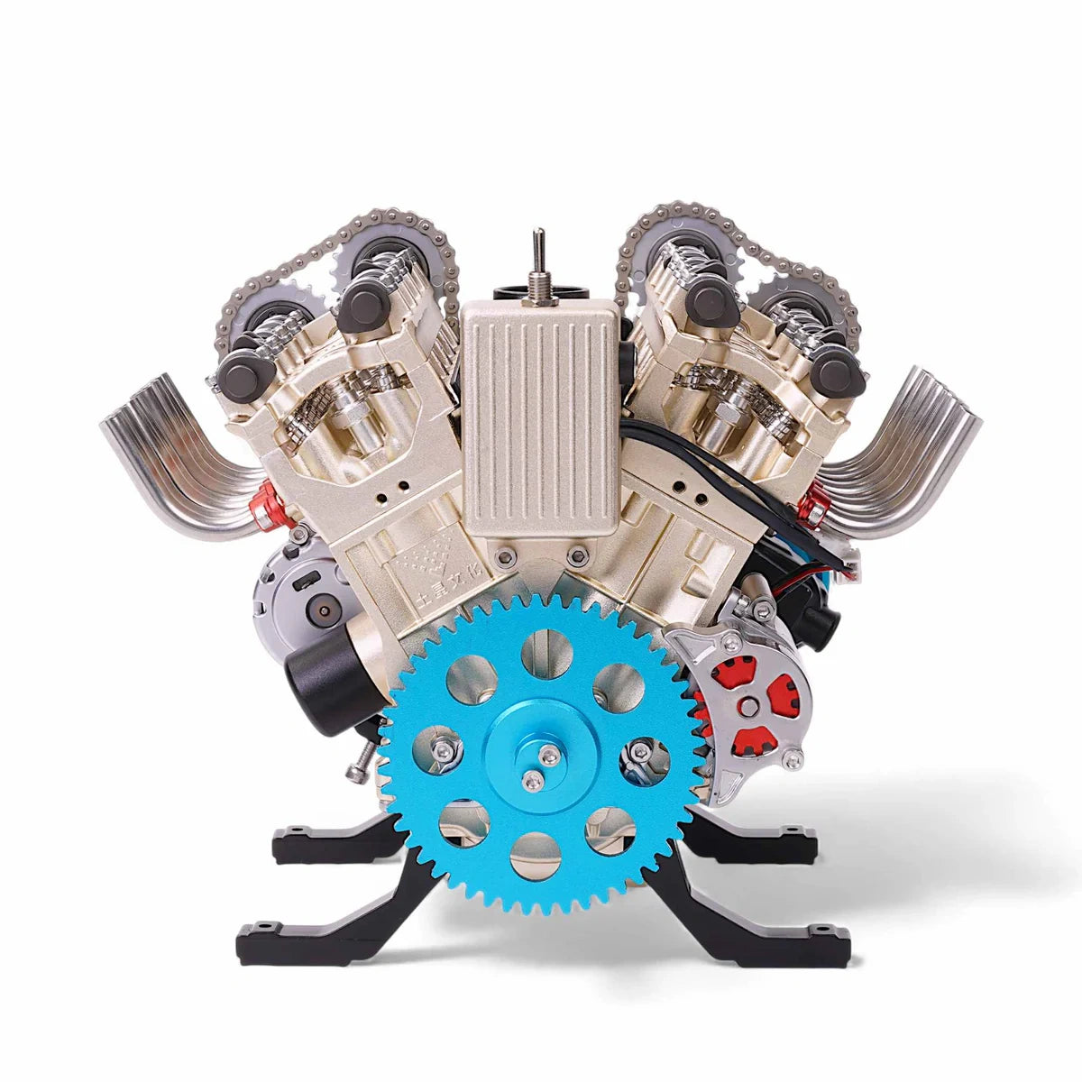 Build a Running V8 Engine – 500+ Pcs Metal Assembly Model Kit