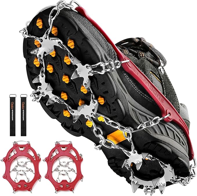 Master the Ice – 19-Spike Arctic Crampons