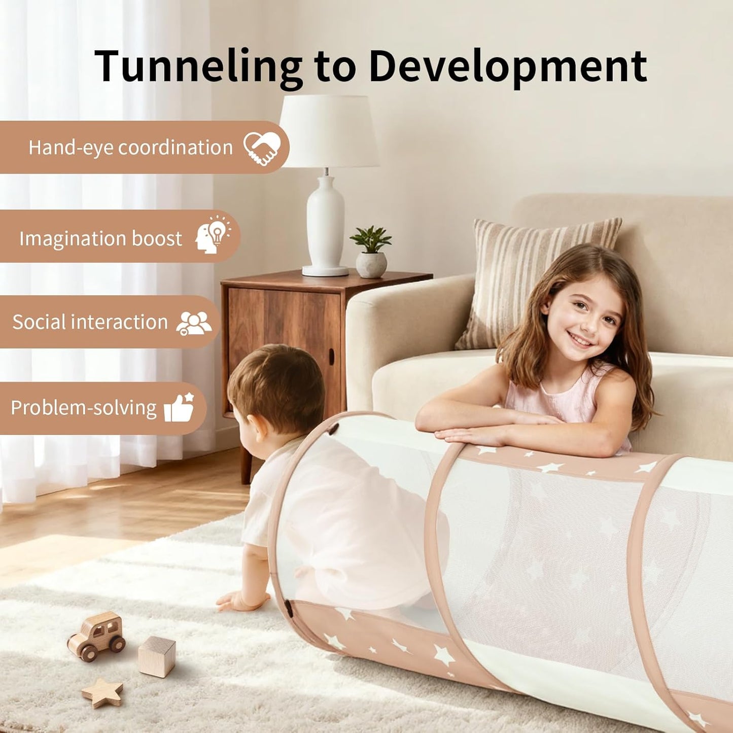 Foldable Pop‑Up Tunnel – No Assembly Needed
