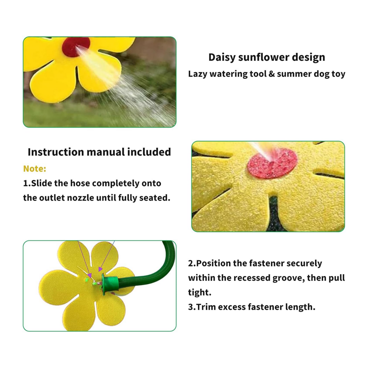 Dancing Sunflower Sprinkler – No Batteries, Just Crazy Fun