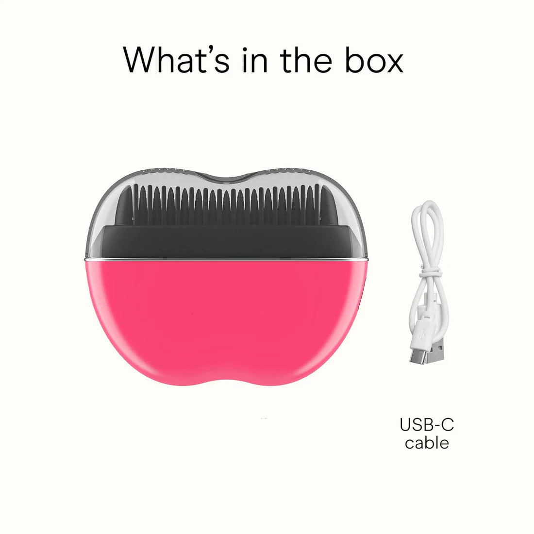 Cordless Heated Brush – Portable Ceramic Ionic Styling Tool