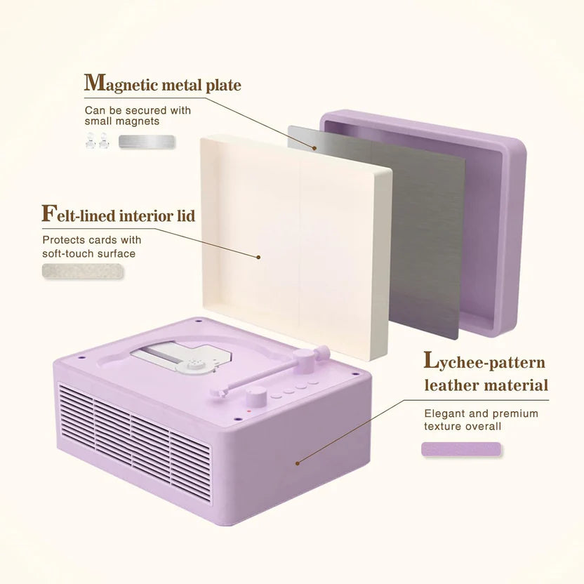 RETRO SUITCASE CD PLAYER – Bluetooth 5.2, 2000mAh Battery, Vintage Style