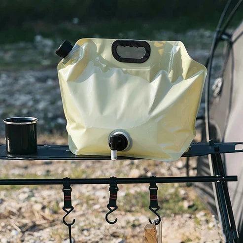 Portable Camping Water Storage Bag with Faucet & Handle