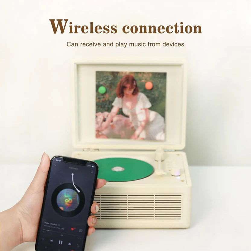 RETRO SUITCASE CD PLAYER – Bluetooth 5.2, 2000mAh Battery, Vintage Style