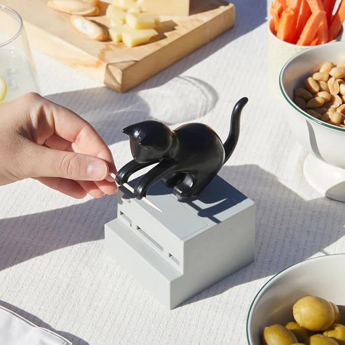 No More Messy Toothpicks – Cute Cat-Shaped Dispenser for Kitchen & Dining