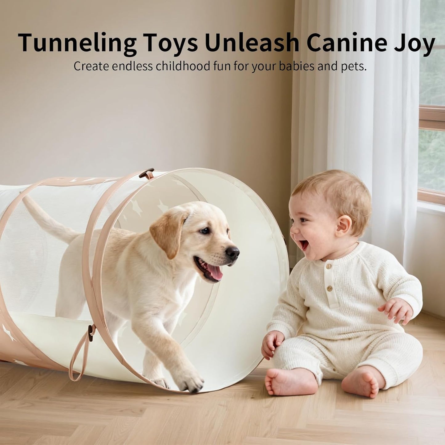 Foldable Pop‑Up Tunnel – No Assembly Needed