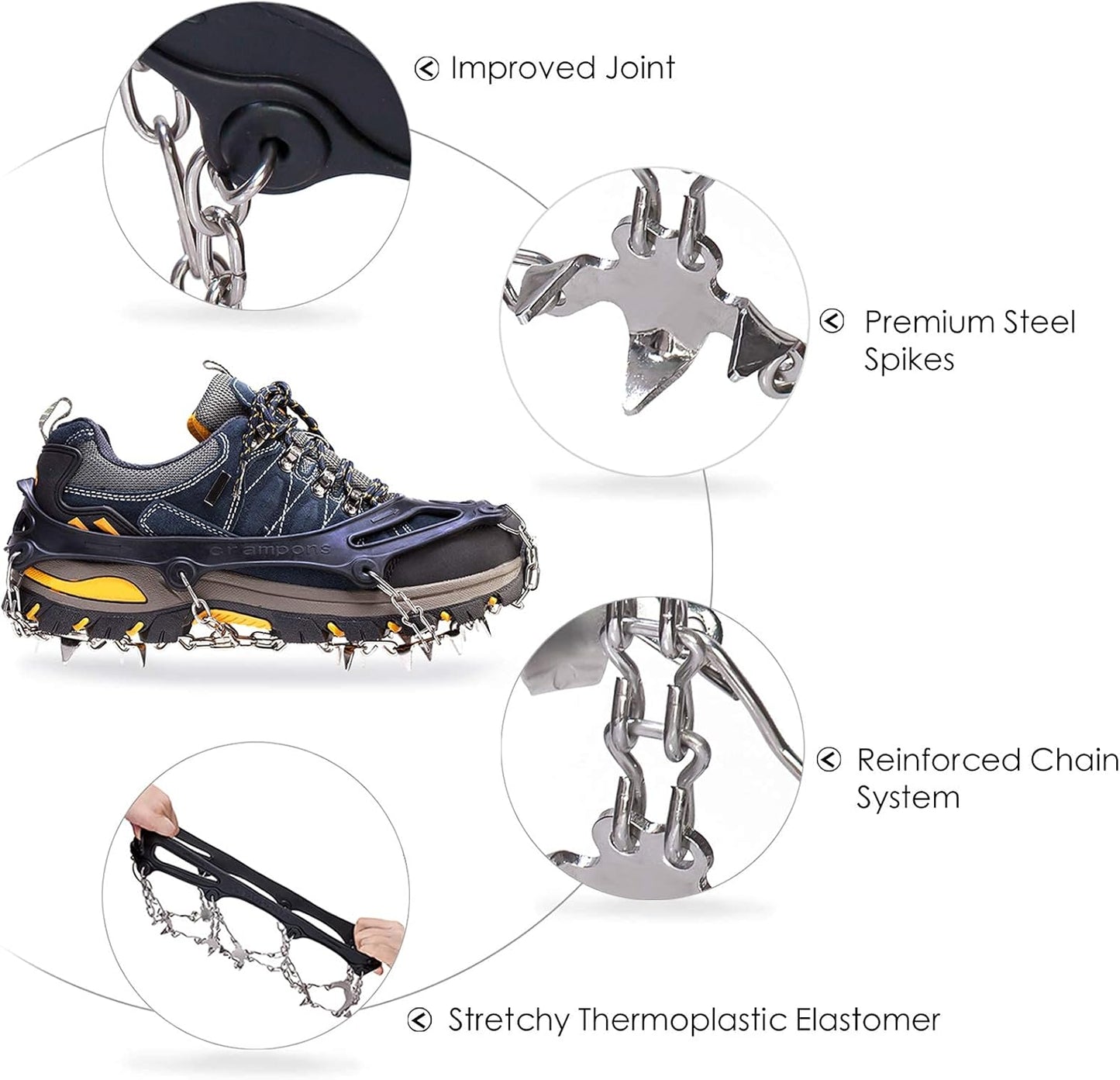 Master the Ice – 19-Spike Arctic Crampons