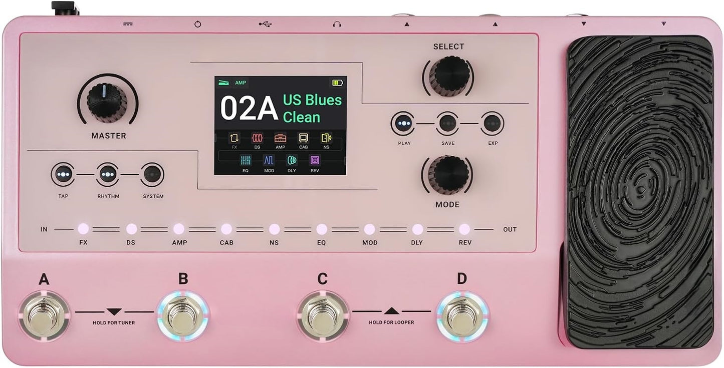 200 Tones, 55 Amps, 9 Hours of Freedom. Your Entire Rig in One Pedal.