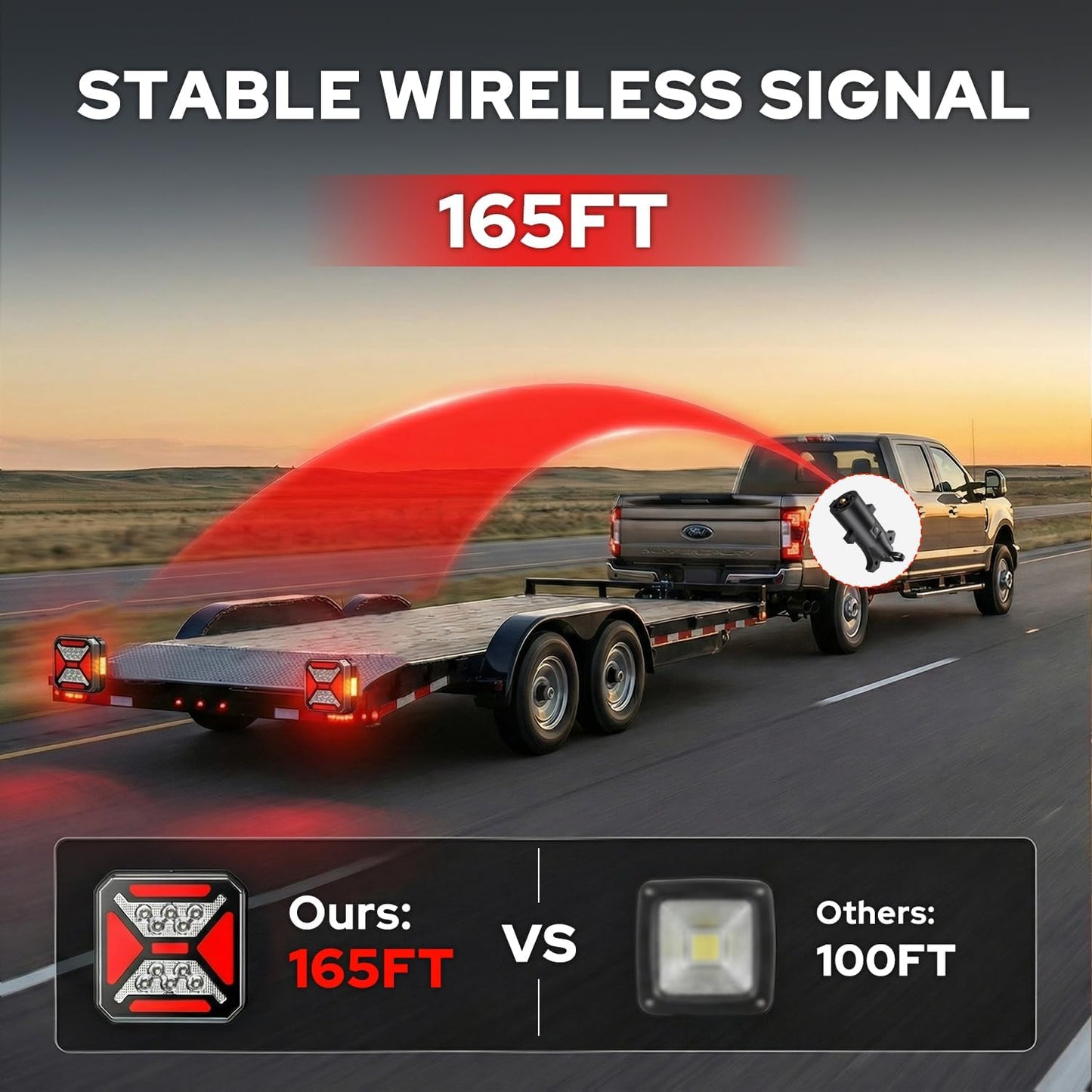 Wireless Magnetic Trailer Lights
