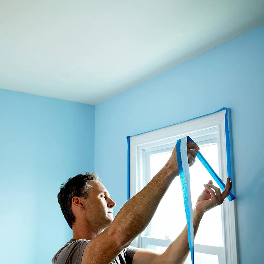 Blue Painter’s Tape Applicator with Starter Tape Roll