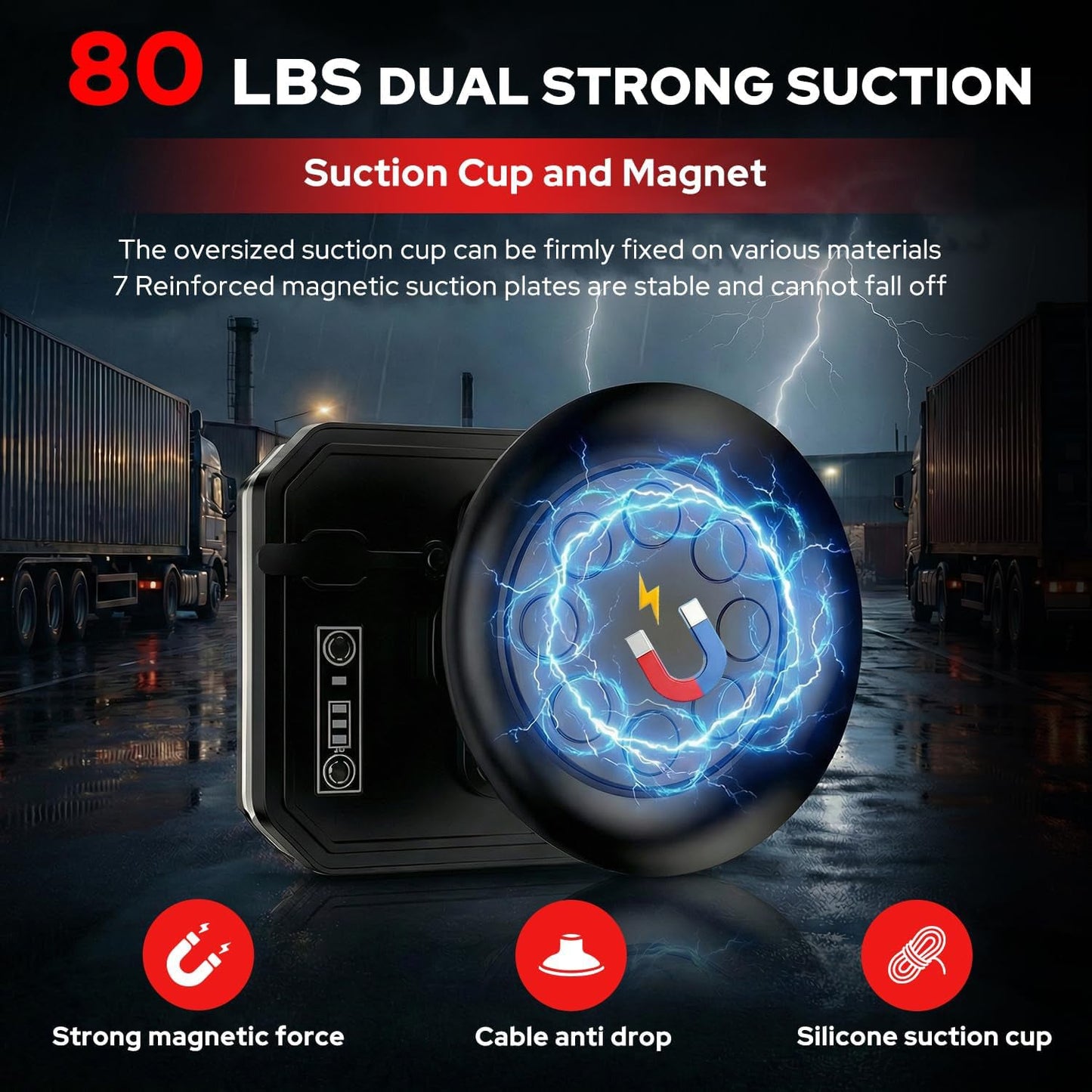 Wireless Magnetic Trailer Lights