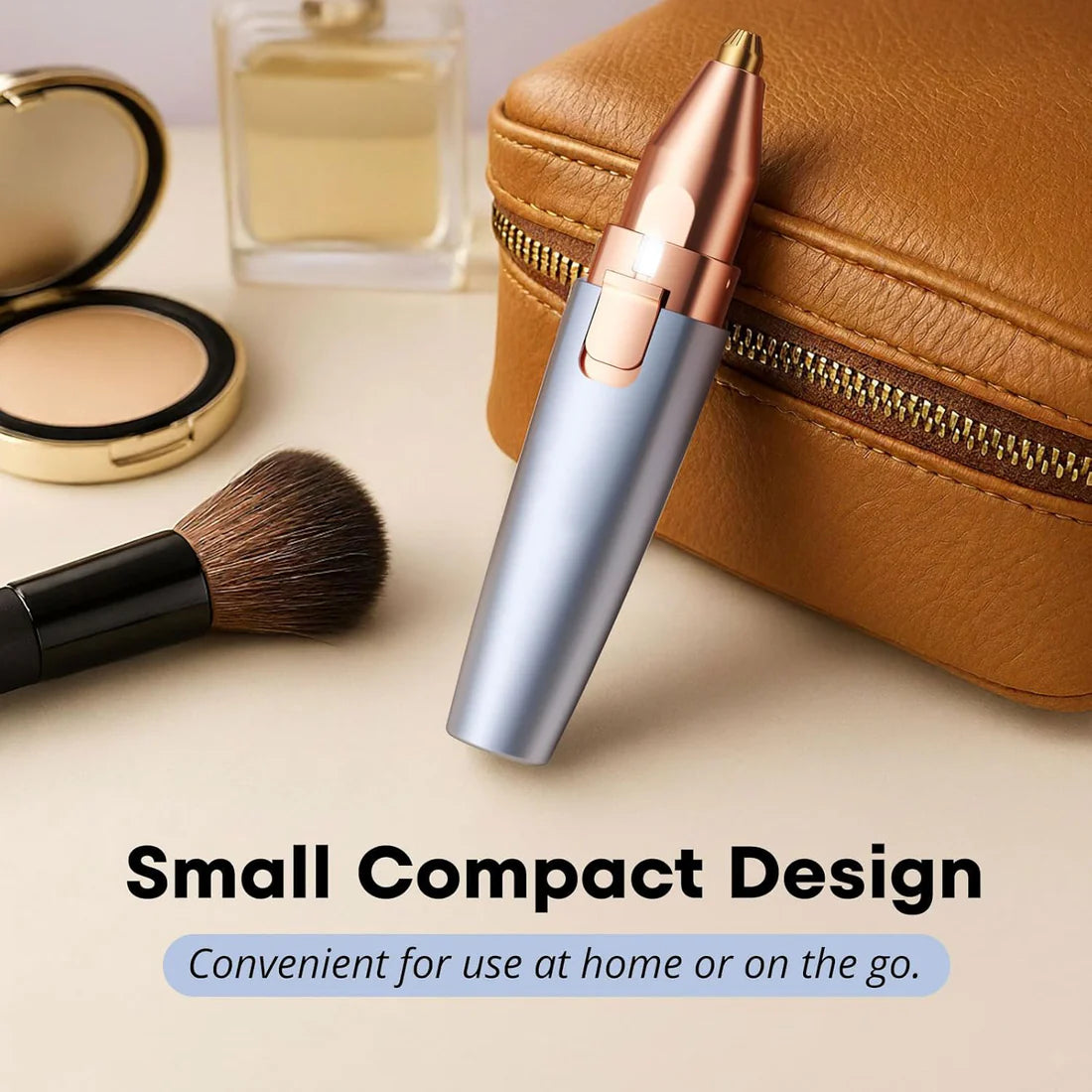 2-in-1 Eyebrow & Facial Trimmer – Rechargeable Facial Hair Remover