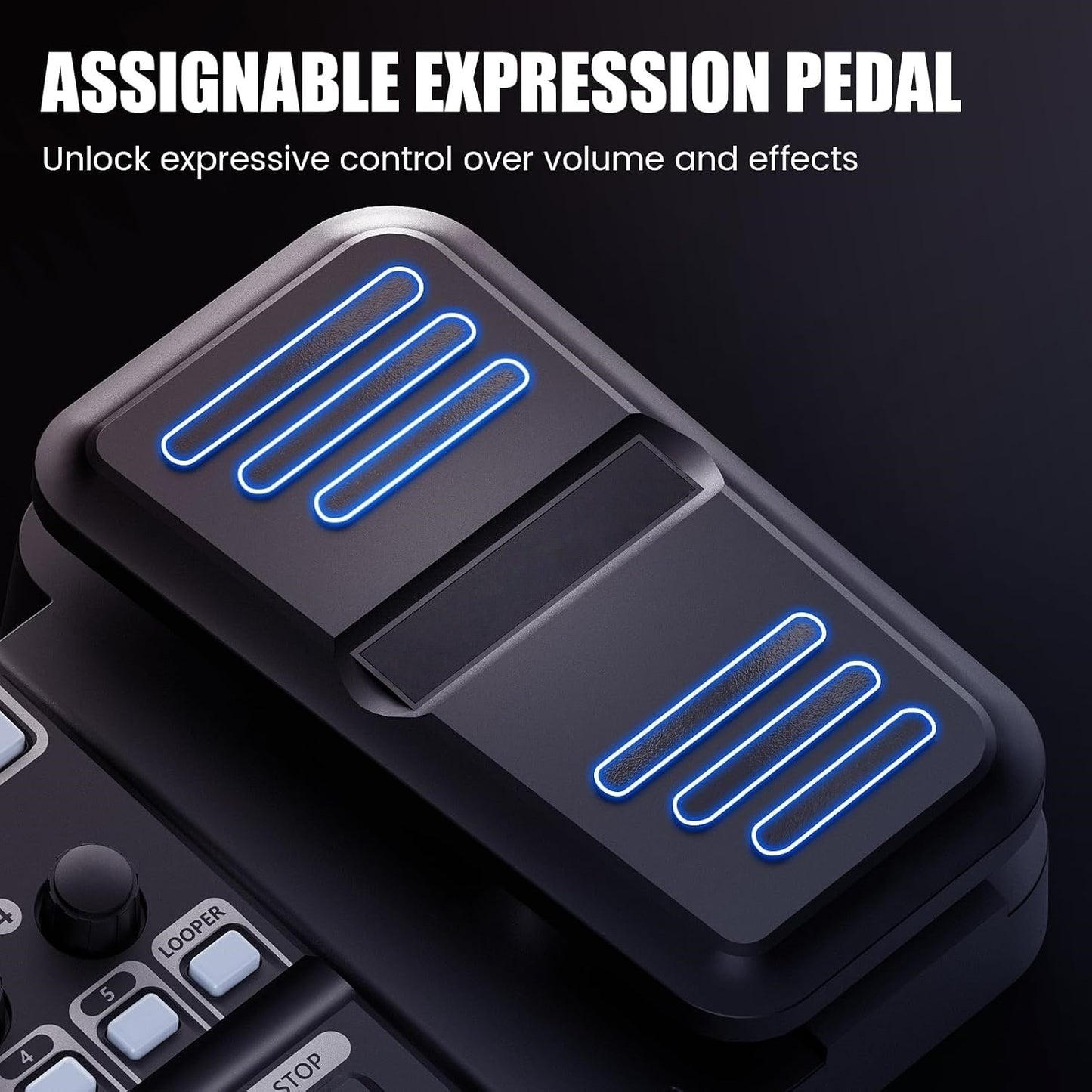 ONE PEDAL TO RULE THEM ALL – 77 Effects, 18 Amps, 50 Presets, Built-in Looper