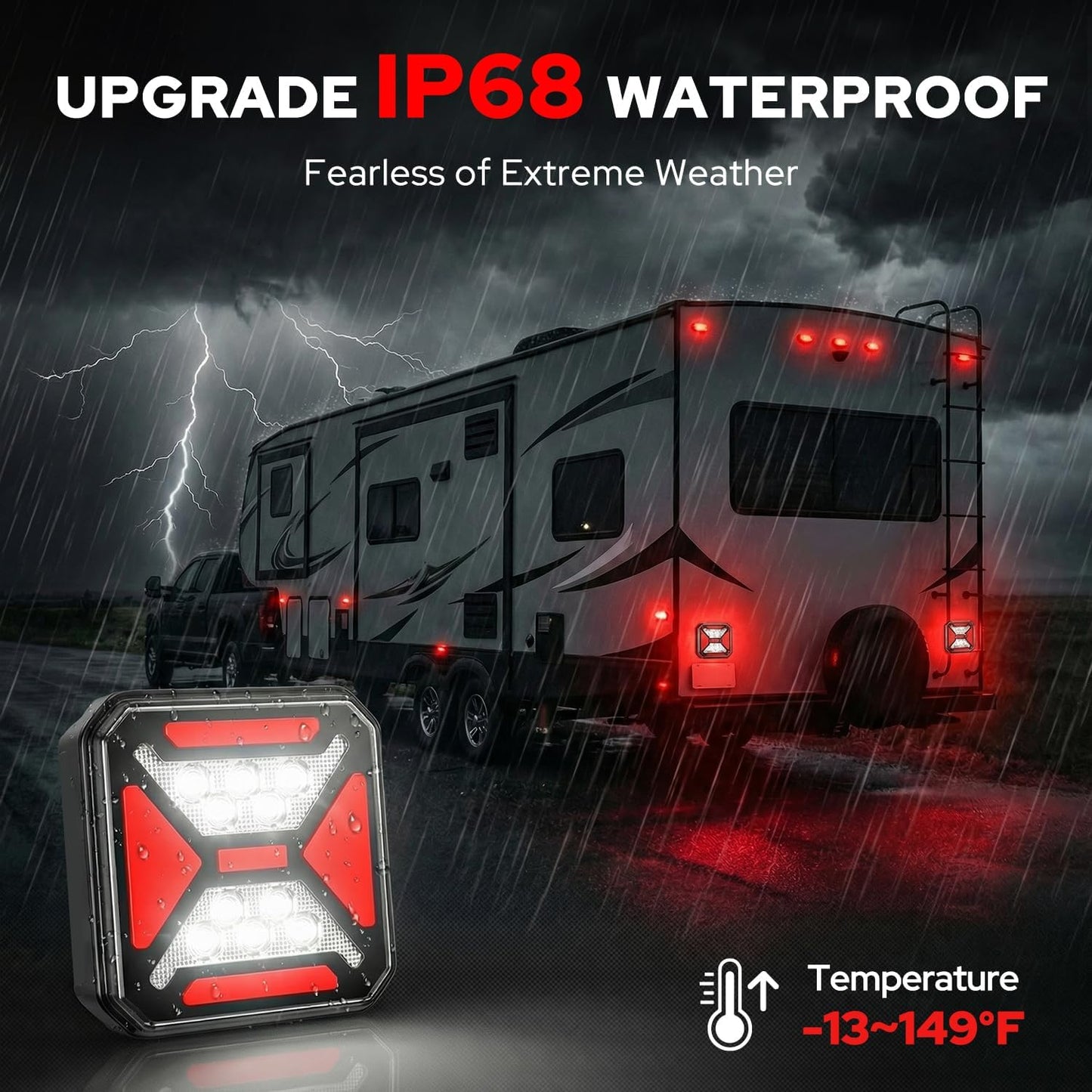 Wireless Magnetic Trailer Lights