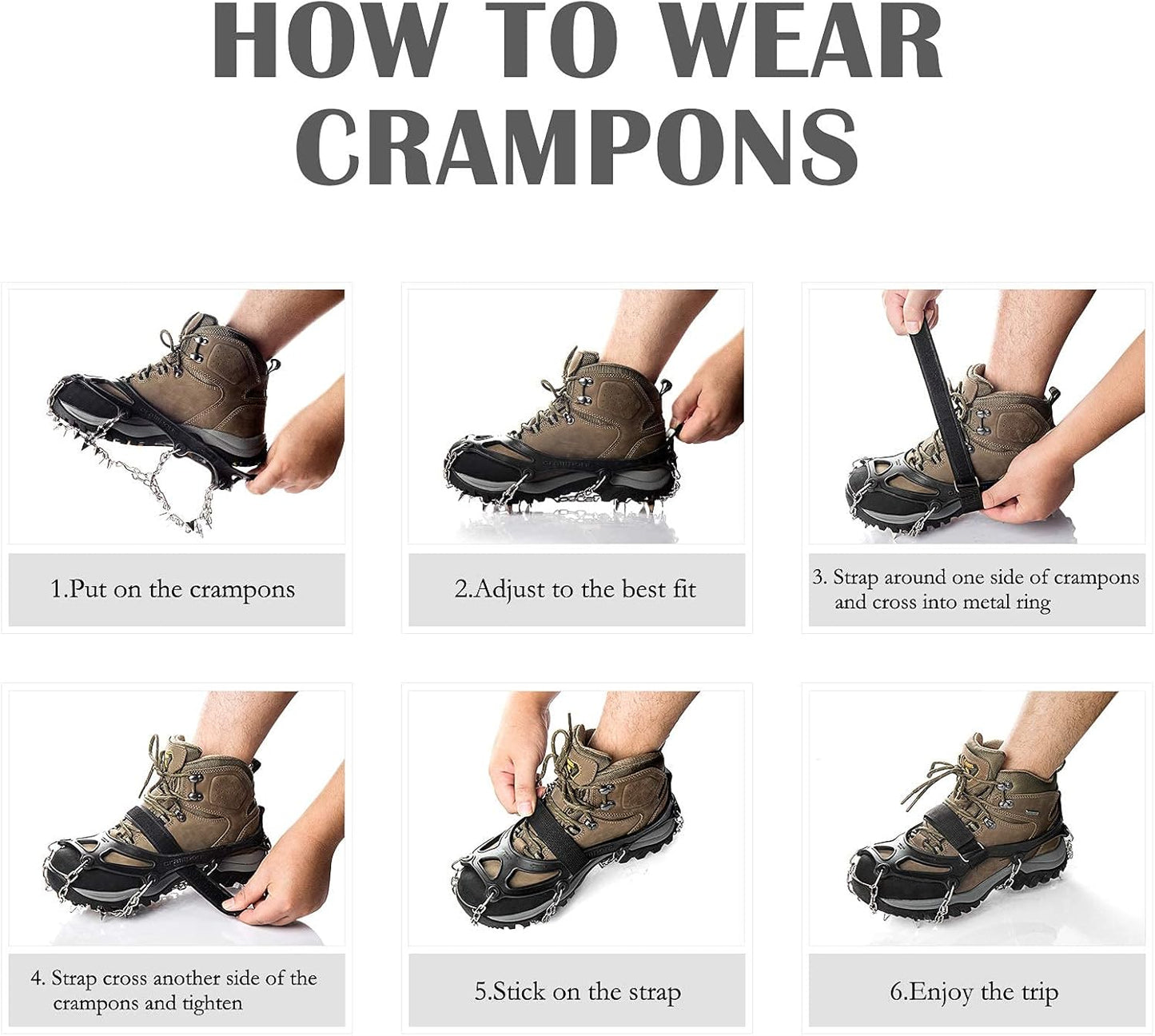 Master the Ice – 19-Spike Arctic Crampons