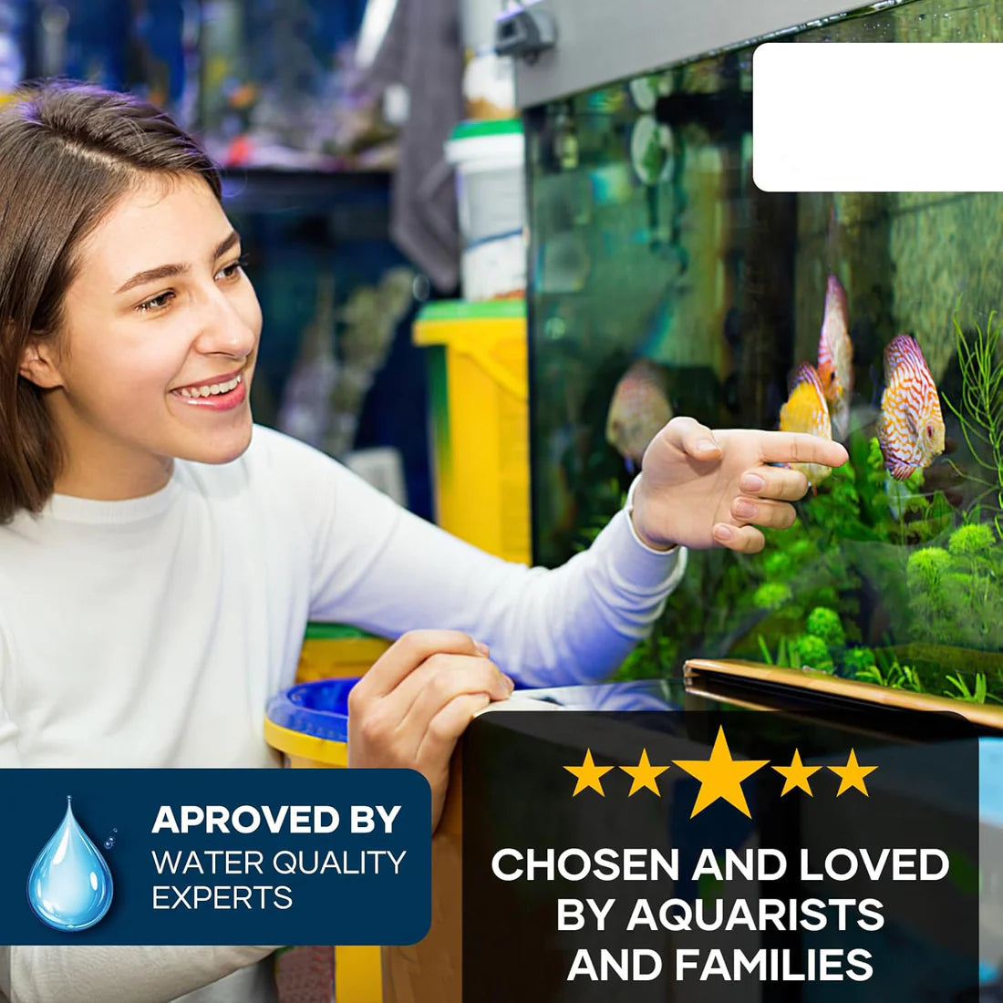 7-in-1 Aquarium Test Strips – 100 Strips | Water Test Kit & eBook