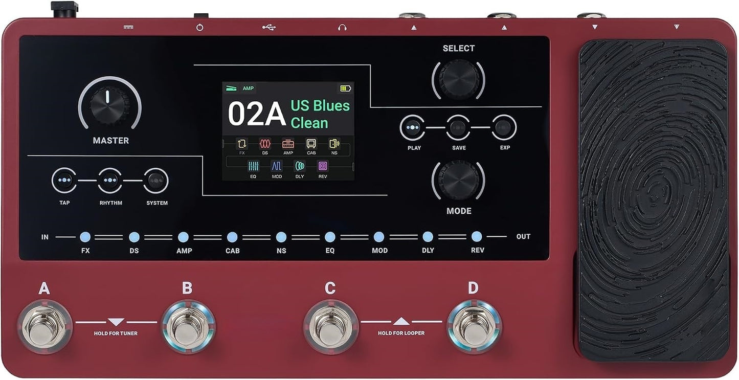 200 Tones, 55 Amps, 9 Hours of Freedom. Your Entire Rig in One Pedal.