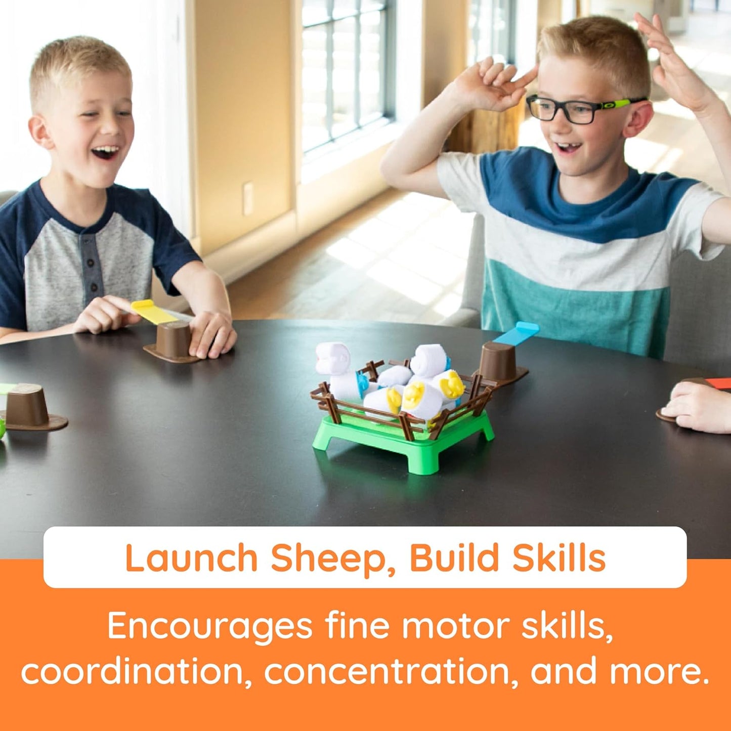 Launch Sheep Like a Pro – Best-Seller Family Board Game for Kids & Adults, 2-4 Players