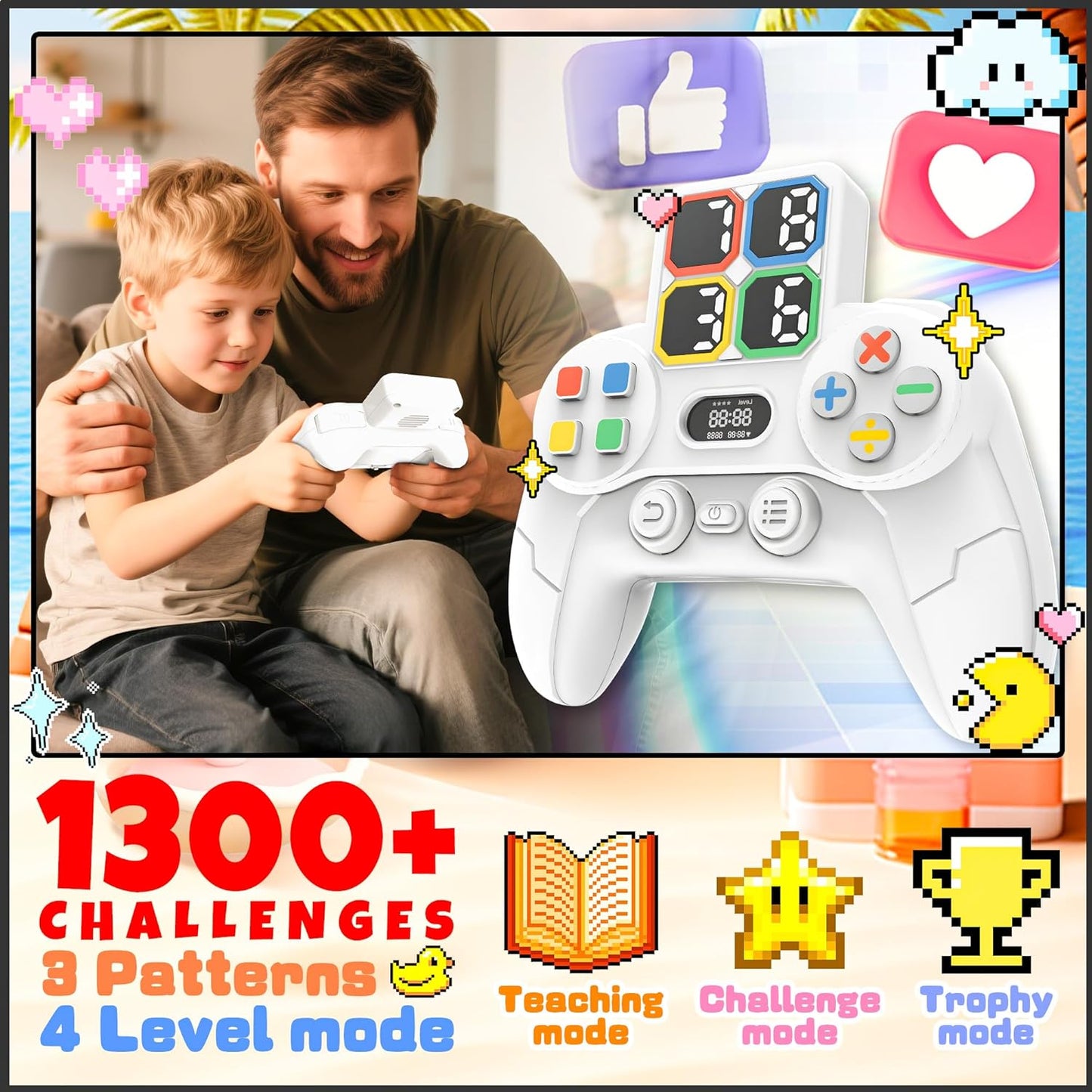 Master Math Facts Fast – Portable 24-Card Game for Addition, Subtraction, Multiplication & Division