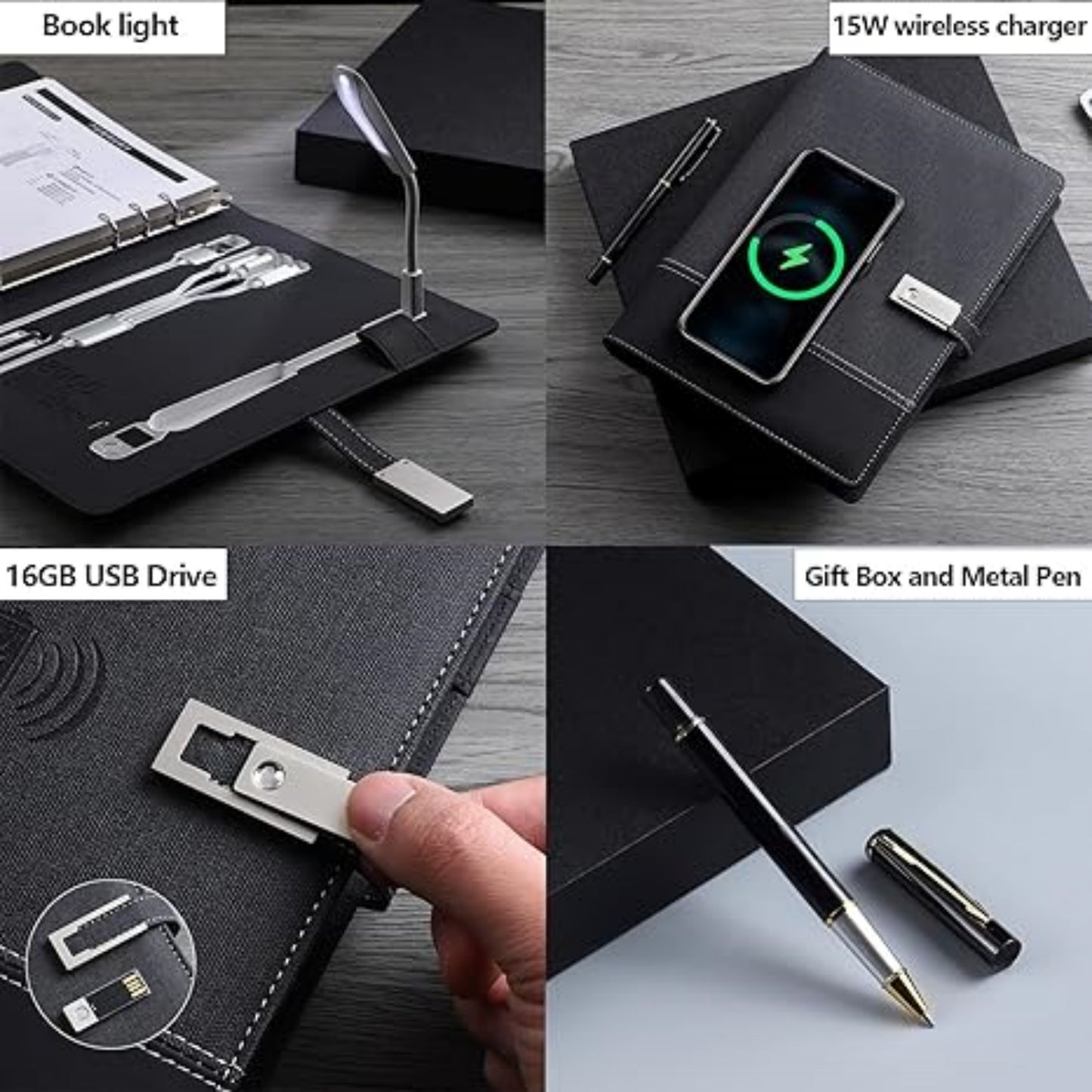 Charge & Write Anywhere – 2026 Planner with Power Bank & Wireless Charger
