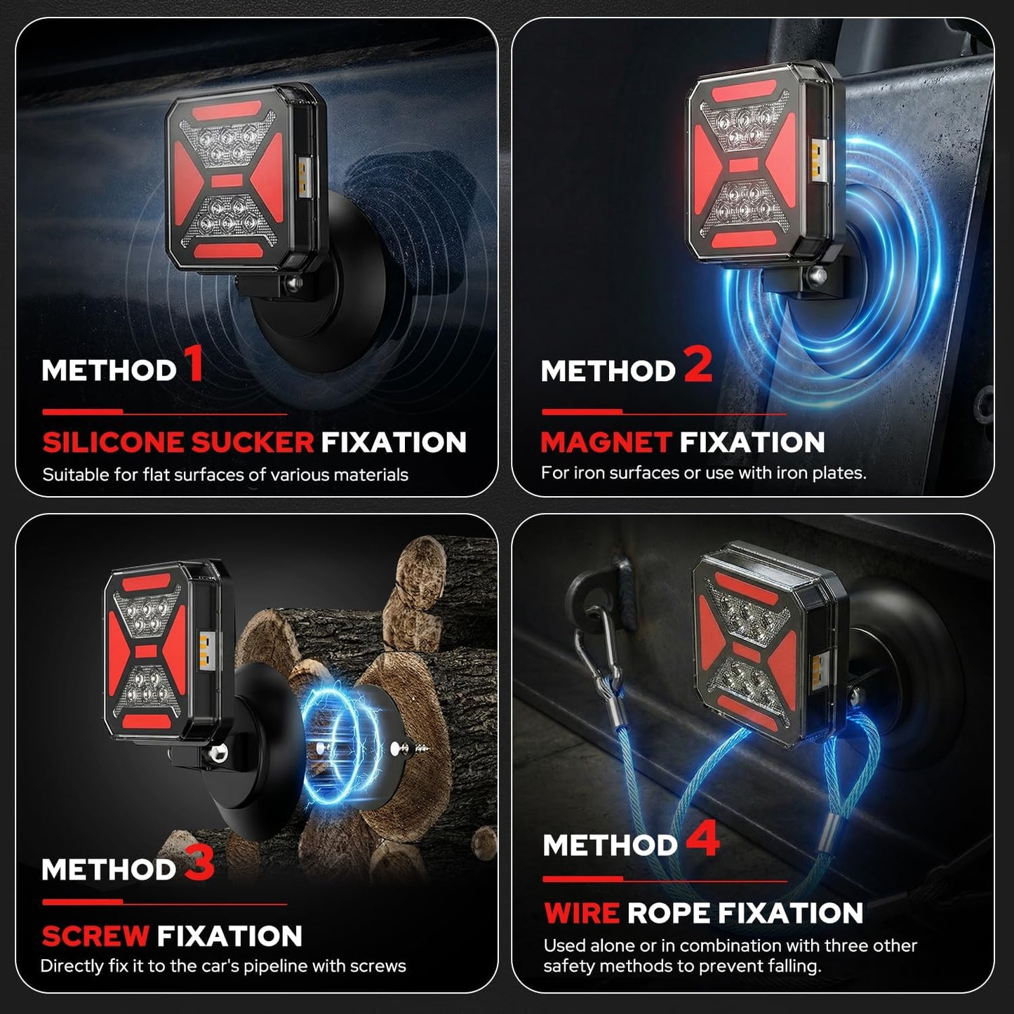 Wireless Magnetic Trailer Lights