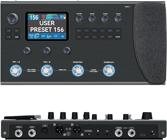 The Modeling Pedal That Actually Breathes. 120 Amps. 360+ Effects. 10‑Hour Battery.