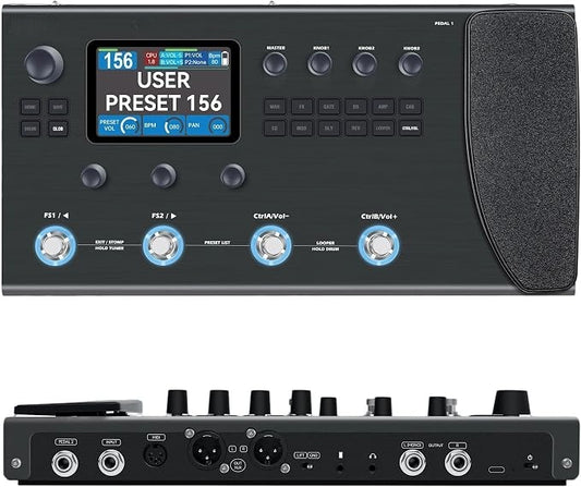 The Modeling Pedal That Actually Breathes. 120 Amps. 360+ Effects. 10‑Hour Battery.