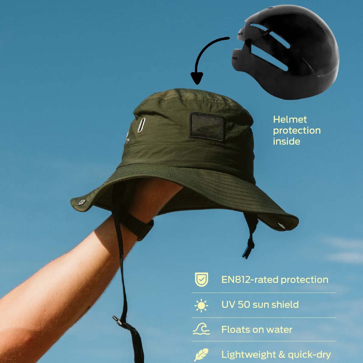 Protective Surf Hat for Ocean Adventures