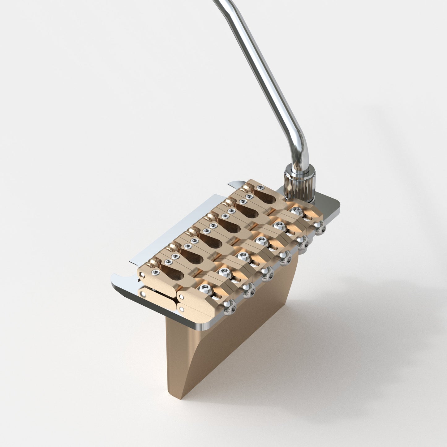 2‑POINT LOCKING STUD BRIDGE – Max Sustain, Zero Tuning Drift