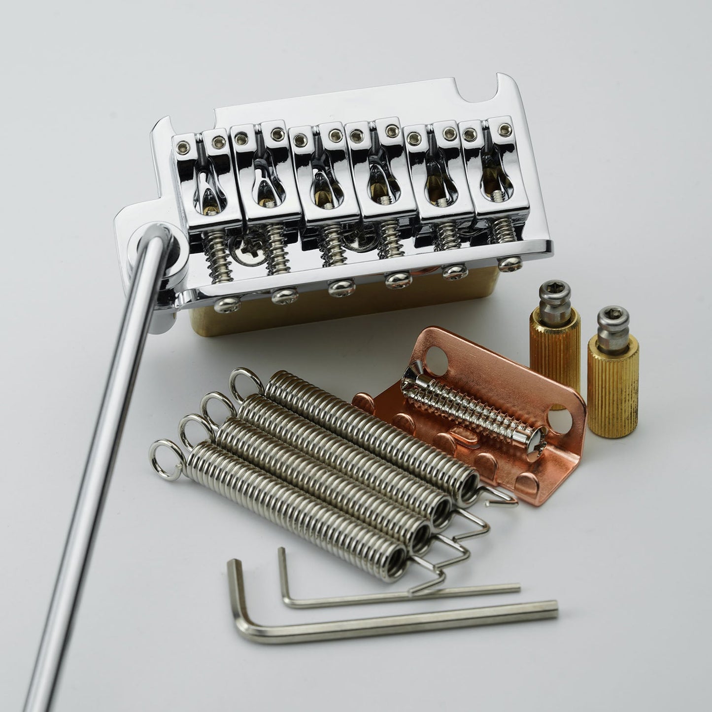 2‑POINT LOCKING STUD BRIDGE – Max Sustain, Zero Tuning Drift