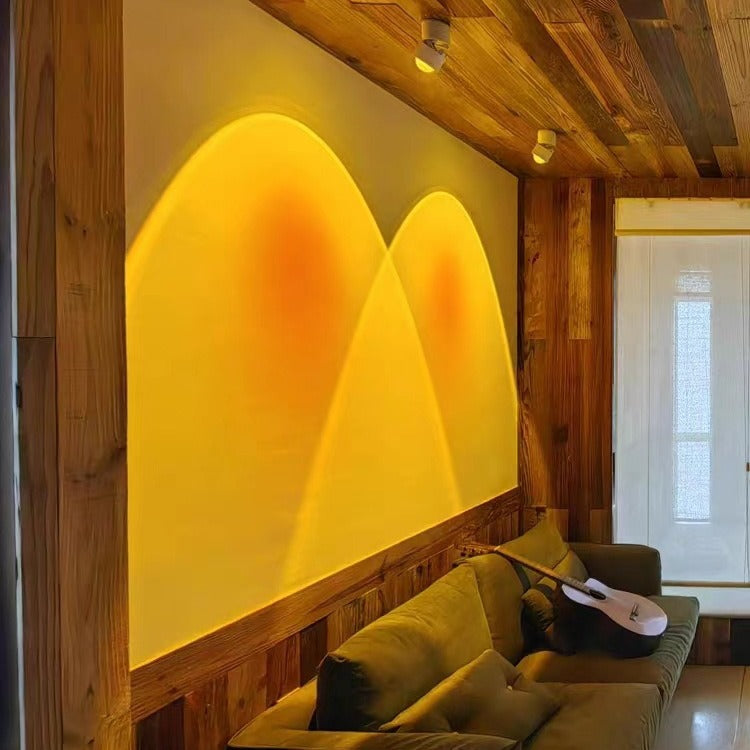 Get Sunset Glow at Home – Adjustable Wall Wash Light for Living Room & Background