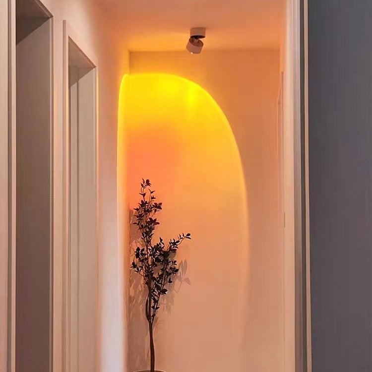 Get Sunset Glow at Home – Adjustable Wall Wash Light for Living Room & Background