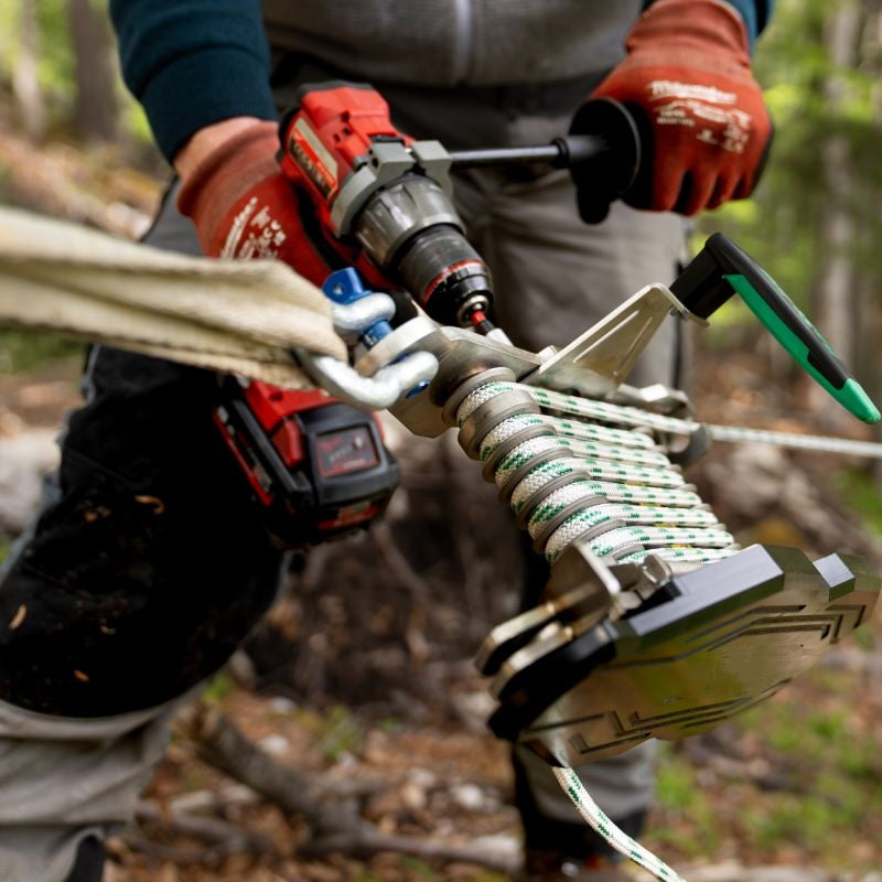 YOUR DRILL JUST BECAME A 600KG WINCH – Forest, Farm, Recovery, Anywhere