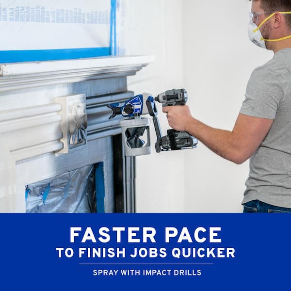 THE CORDLESS SPRAYER THAT WORKS WITH YOUR DRILL – No Thinning, No Hoses, No Limits