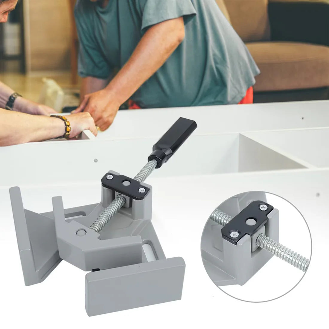Dual-axis welding clamp