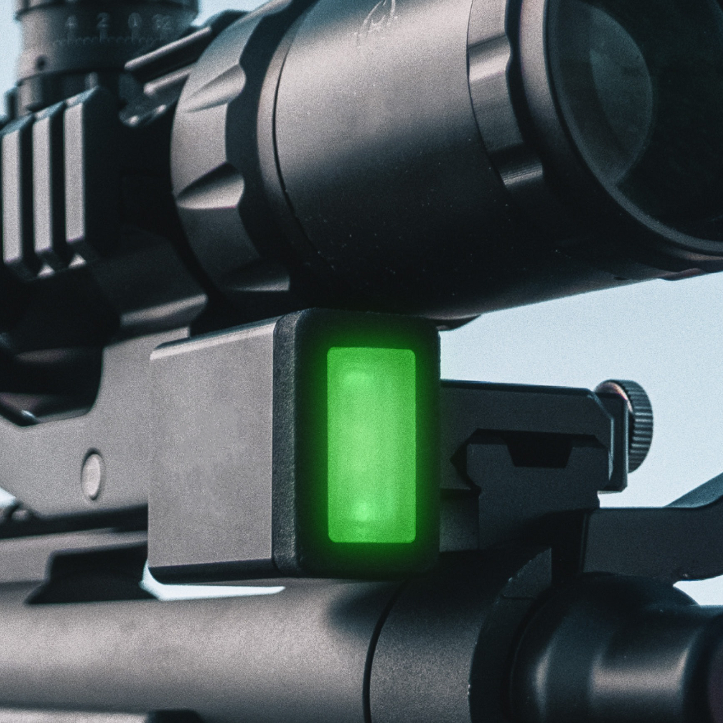 Digital Anti-Cant Scope Level with LED Shooting Indicator