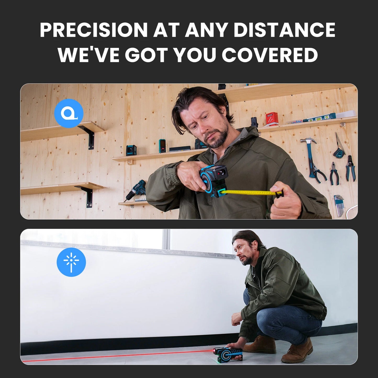Measure, Record & Share Instantly – Bluetooth 3-in-1 Digital Tape Measure
